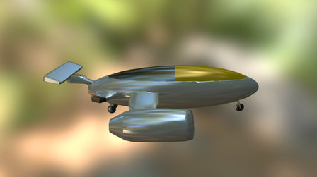 Glider Fbx 3D Model