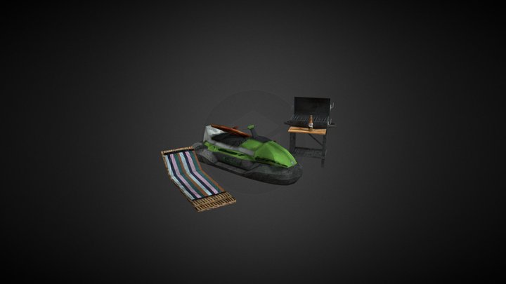 _MAIN1DAE22_Osmanu_Rafi_PropsScene 3D Model
