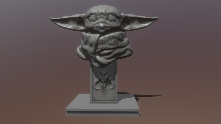 Grogu for print 3D Model