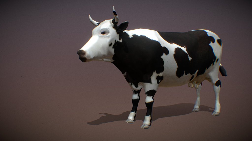 Farm Cow Animated Dairy cattle