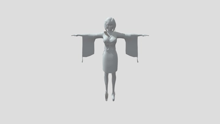 3D modelled character 3D Model