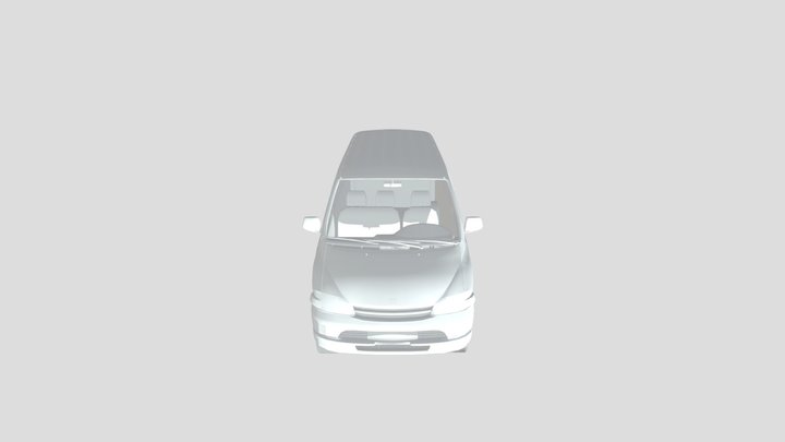 Toyota Hiace (no texture)(BETA) 3D Model