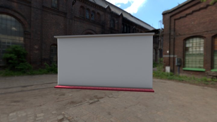 University Dorm Room 3D Model