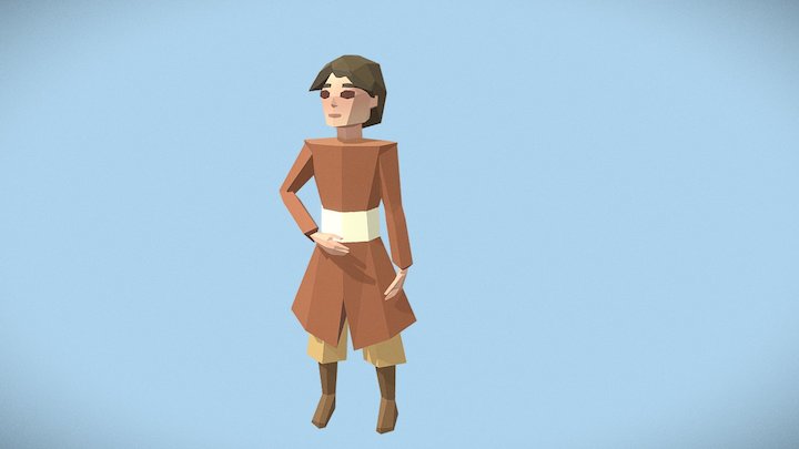 Guest male 1 - Medieval Fantasy Challenge 3D Model