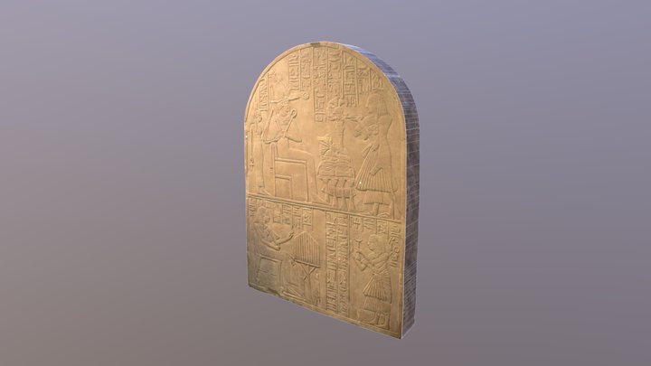 31 Stela of Iuny 3D Model