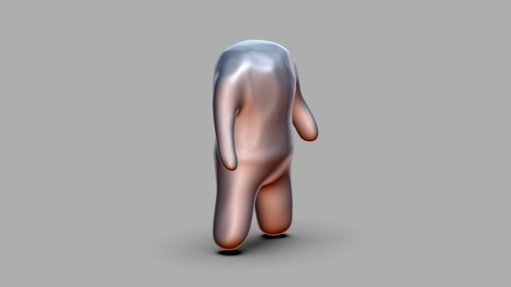 no head body 3D Model