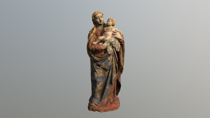Nossa Senhora Com Menino 3D Model