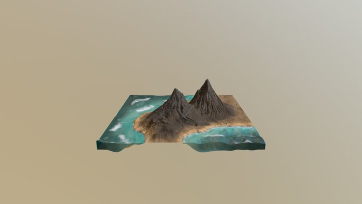 Terrain viking proyect 3D Model