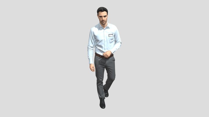 Business Casual Walk – Free 3D Model STL
