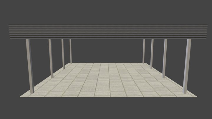Хайтек - Фермы 3D Model