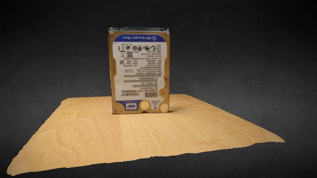 Hard Disk 3D Model