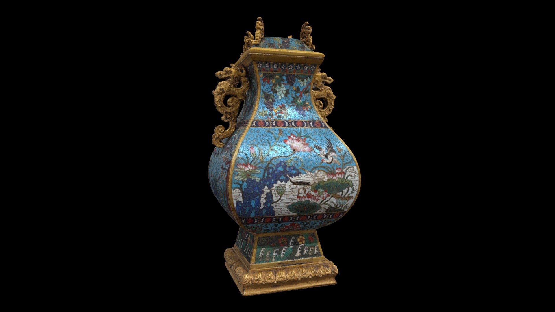 方舟智慧-景泰藍爐 2k — Sketchfab embed 3D viewer