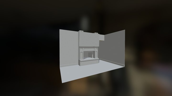 Fireplace Wip 001 3D Model