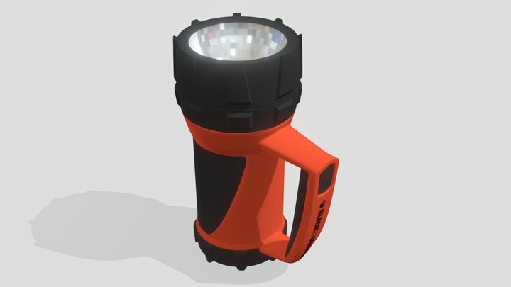 Flashlight in Blender and other formats 3D Model