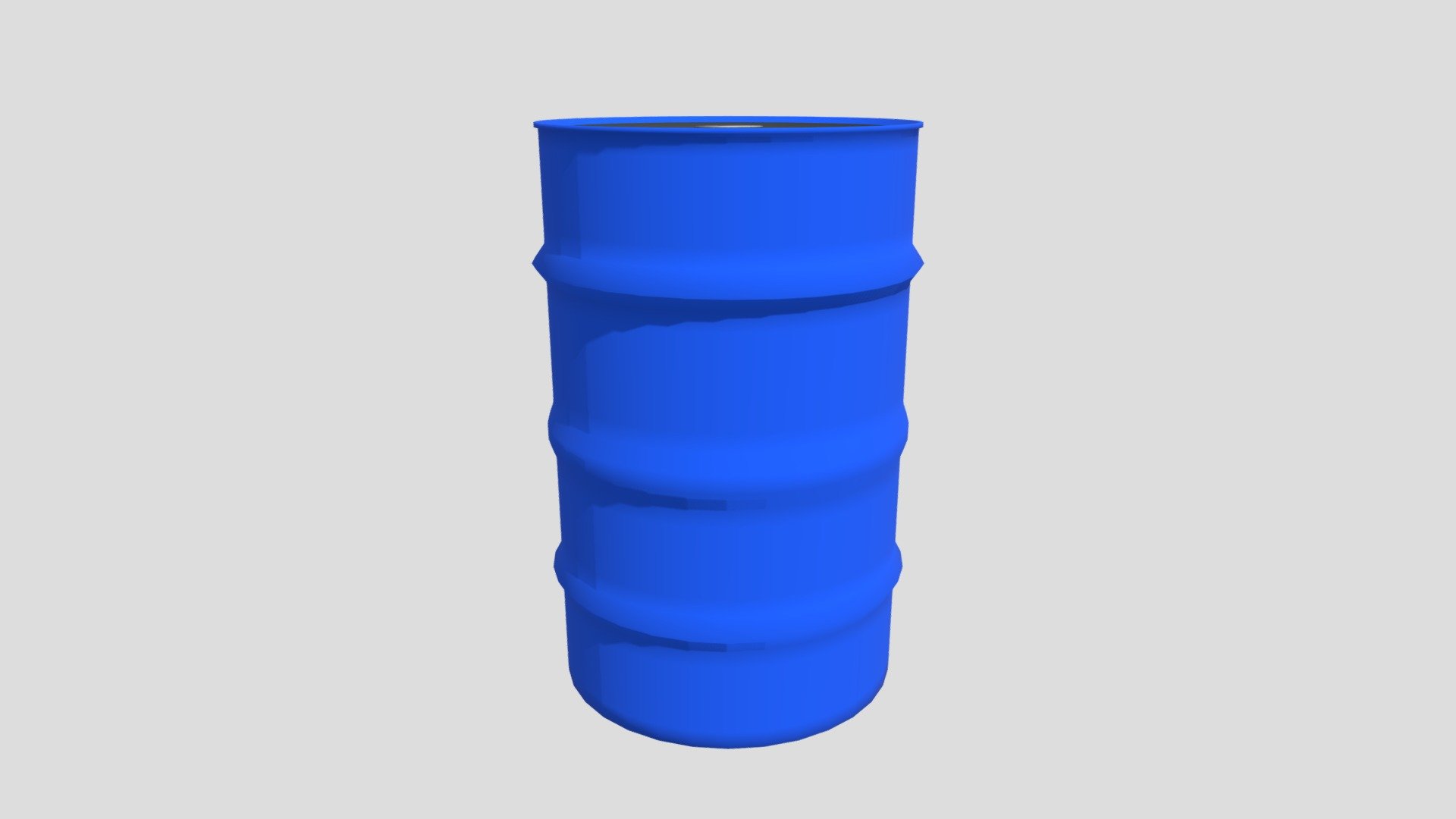 Blue Barrel 3D model by Lily Yaro (LilyYaro) [0e85575] Sketchfab