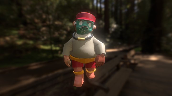 sompong in the forest 3D Model