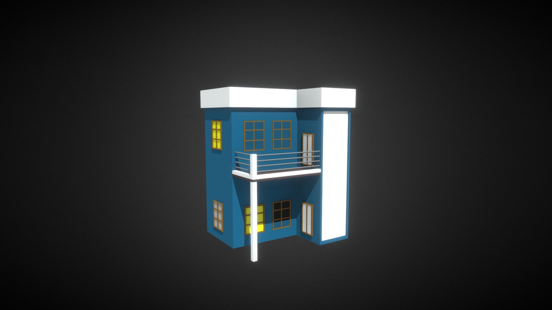 2BHK_LowPoly Building