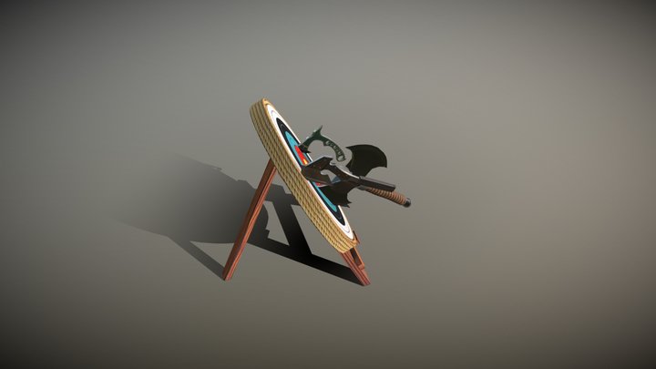 Ax throwing 3D Model