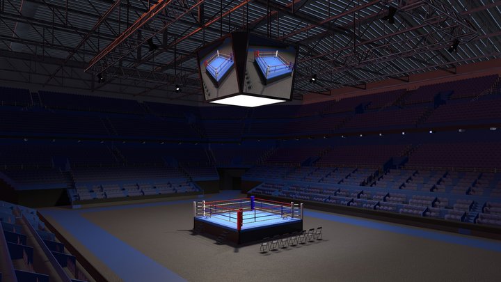 Boxing Stadium 3D Model
