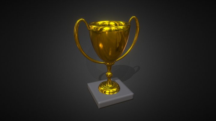 Gold Cup waterproof and printable 3D Model