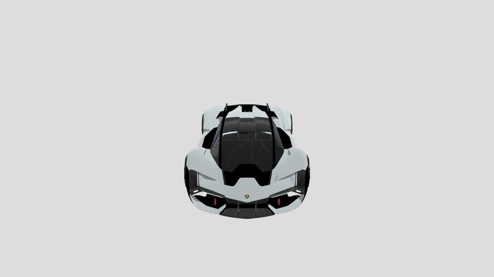 Lamborghini Terzo Millenio (Unrigged) 3D Model