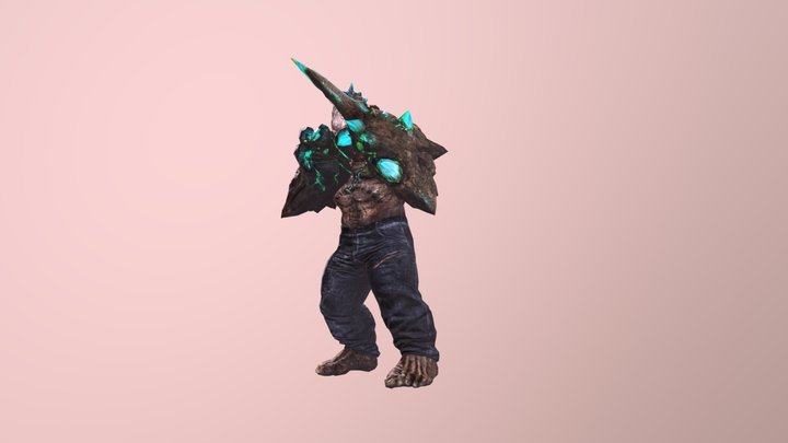 Mutant Mixamo 3D Model