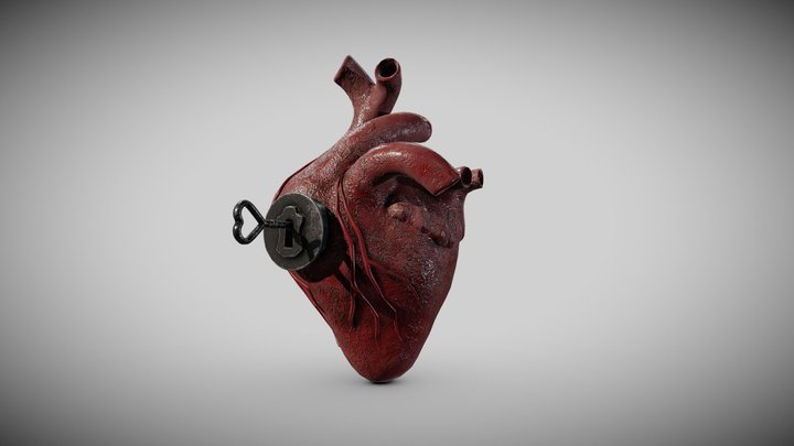 HeartKey 3D Model