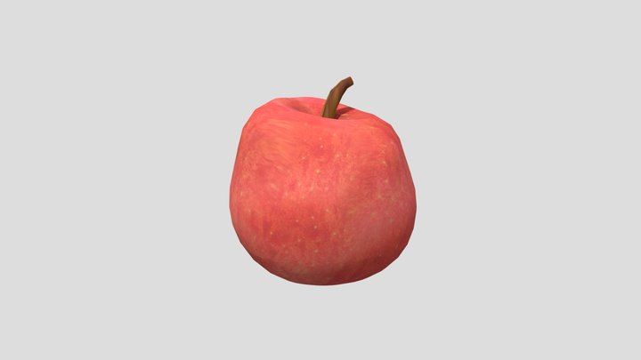 Simple Apple 3D Model