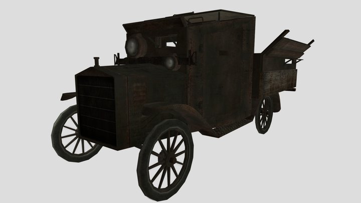 RDR1 - Armored Truck 3D Model