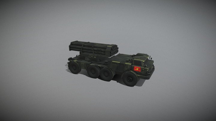 BM-27 Uragan 3D Model