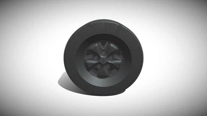 Car Wheel P1 – Kostenloses 3D-Modell STL