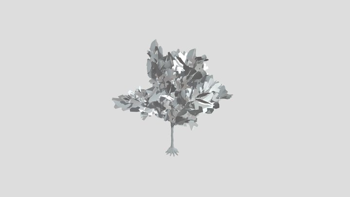 Coral Bark Tree Animated Lowpoly – Gratis 3D-model STL