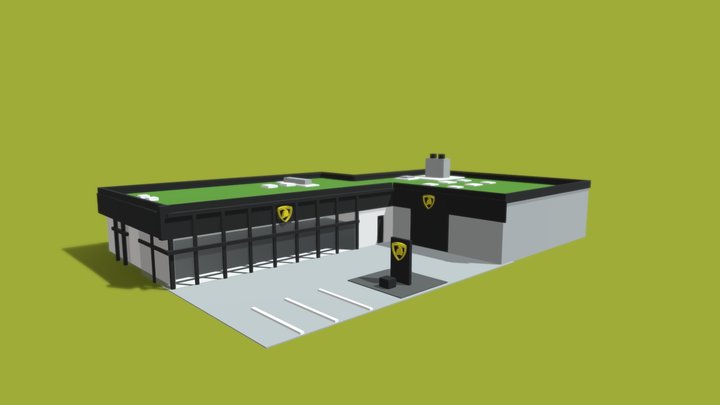 Lamborghini München 3D Model