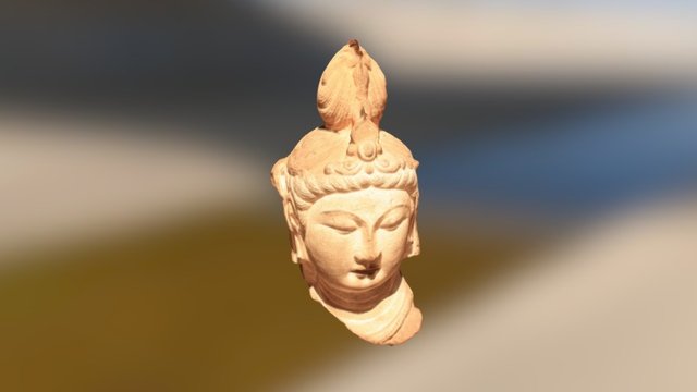 Head of Bodhisattva 3D Model
