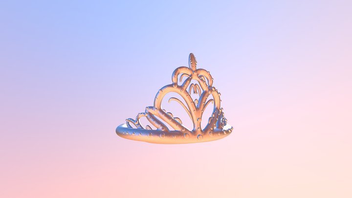 La Quinceañera Tiara (Crown) 3D Model