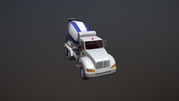 Cemento & Concreto (Mixer) 3D Model