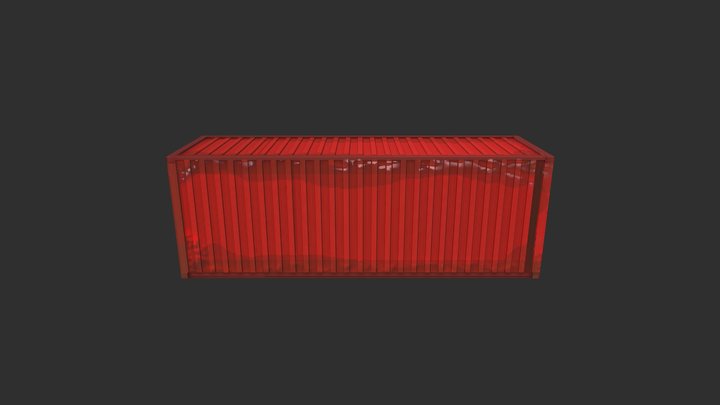 Shipping Container 3D Model