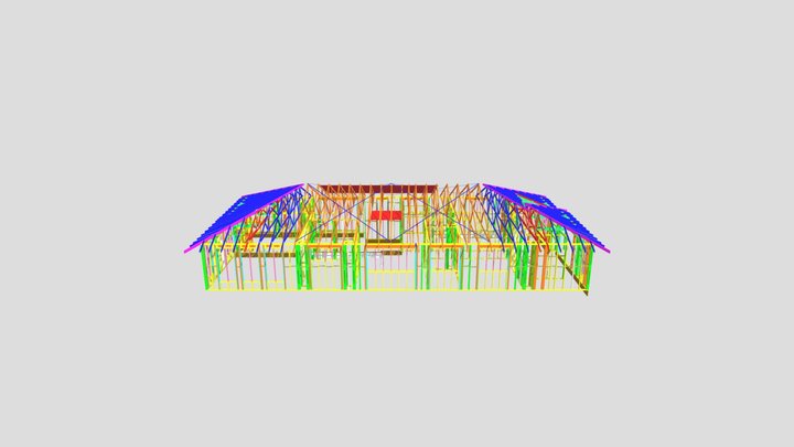 22838 - UF With Trusses 3D Model