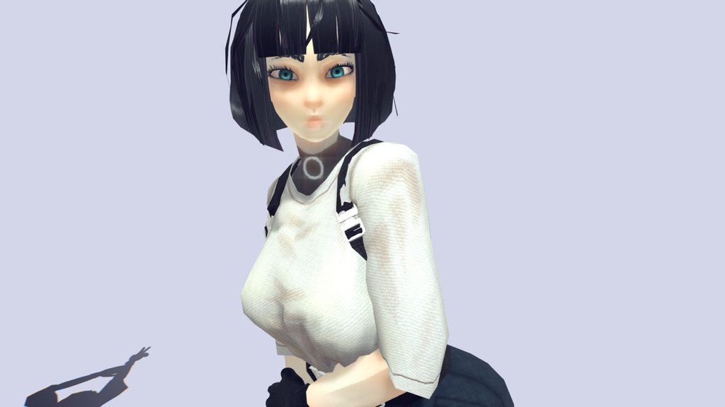 Goth kitty girl
