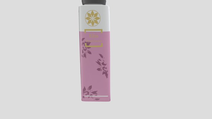 Hand Cream Tube 3D Model