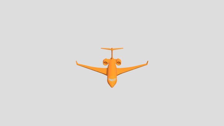 Private jet 3D Model