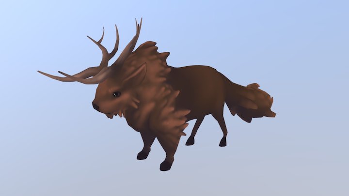 The Last Bison :: Bison Model 3D Model