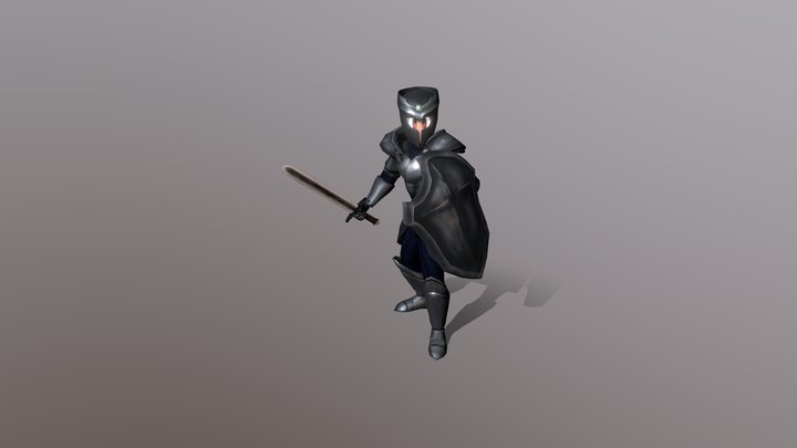 High Knight - Game Character 3D Model