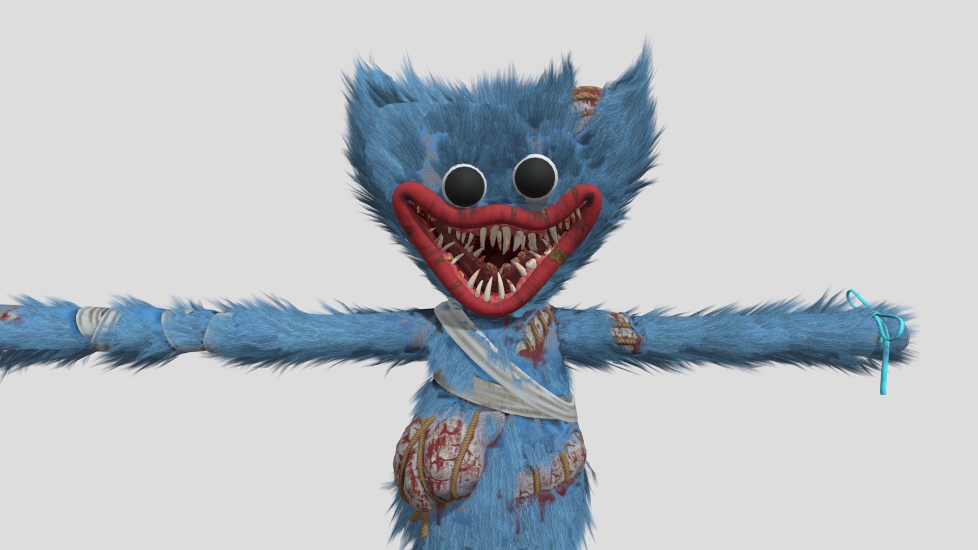 Huggy_wuggy - Download Free 3D model by RanyDark [0e92a52] - Sketchfab