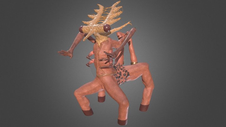 Quick sculpt of a creature 3D Model