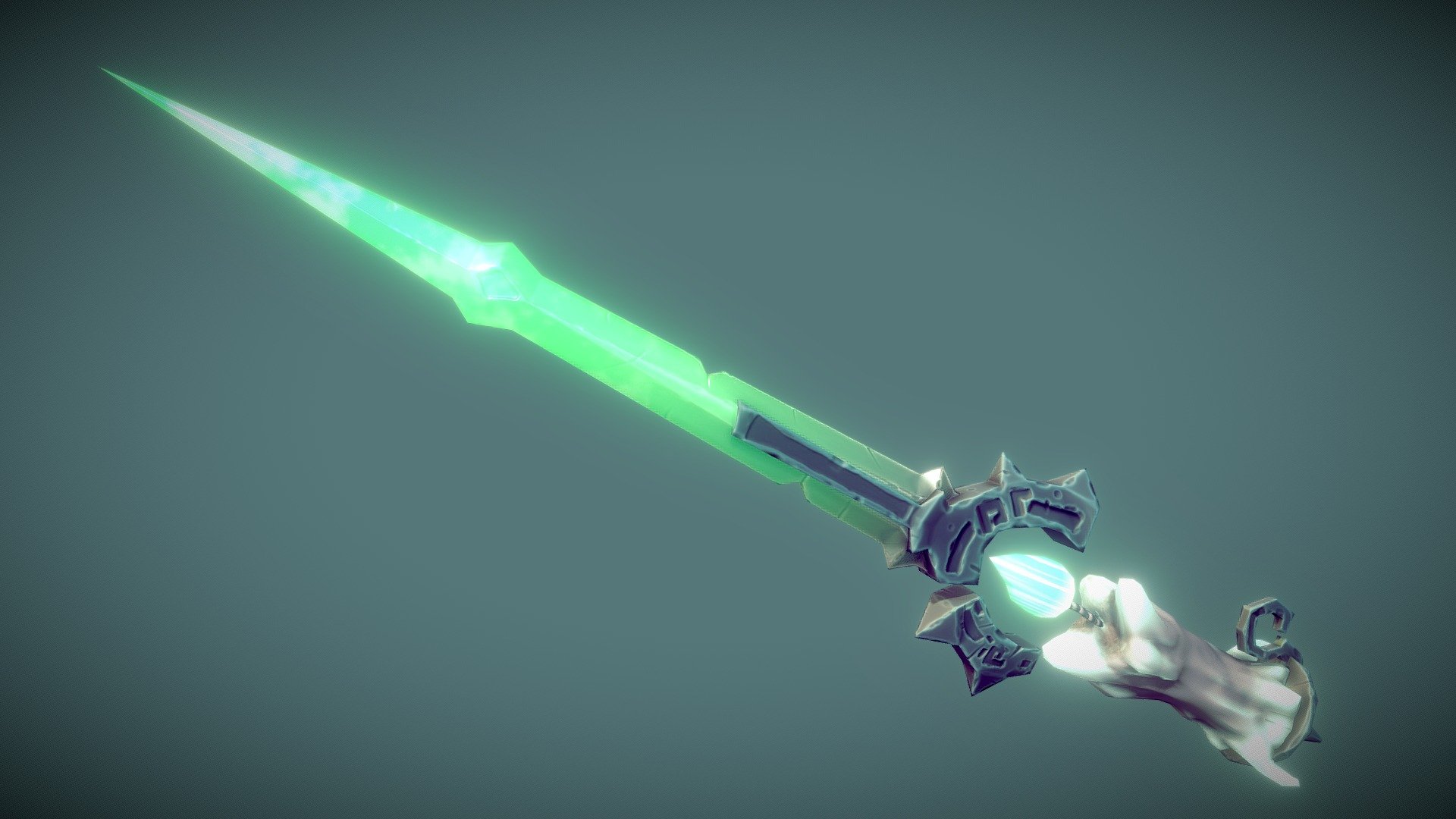 Ghostly sword - 3D model by Cycle (@gosteroip) [0e934ab] - Sketchfab