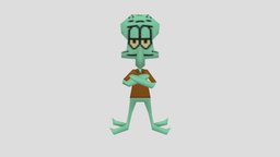 Handsome Squidward - 3D model by dantzo [5f3b8bf] - Sketchfab