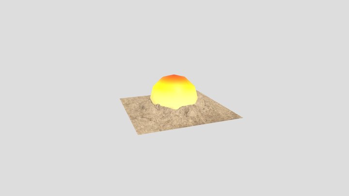 Sunset Scene for Sketchfab v2 3D Model