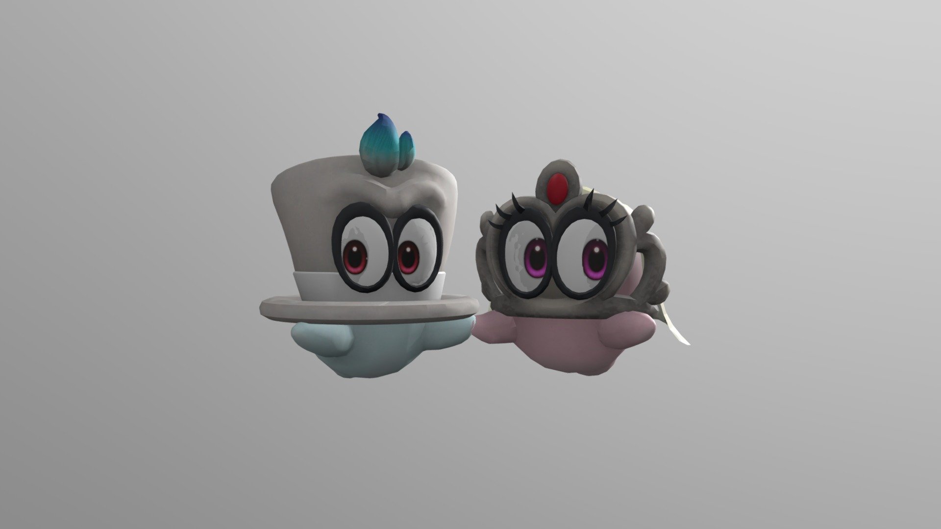 Cappy and Tiara - Download Free 3D model by Jamessmartguy (@skybaca1985 ...