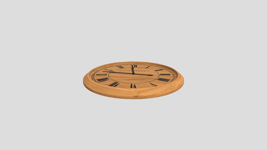 Wood Clock